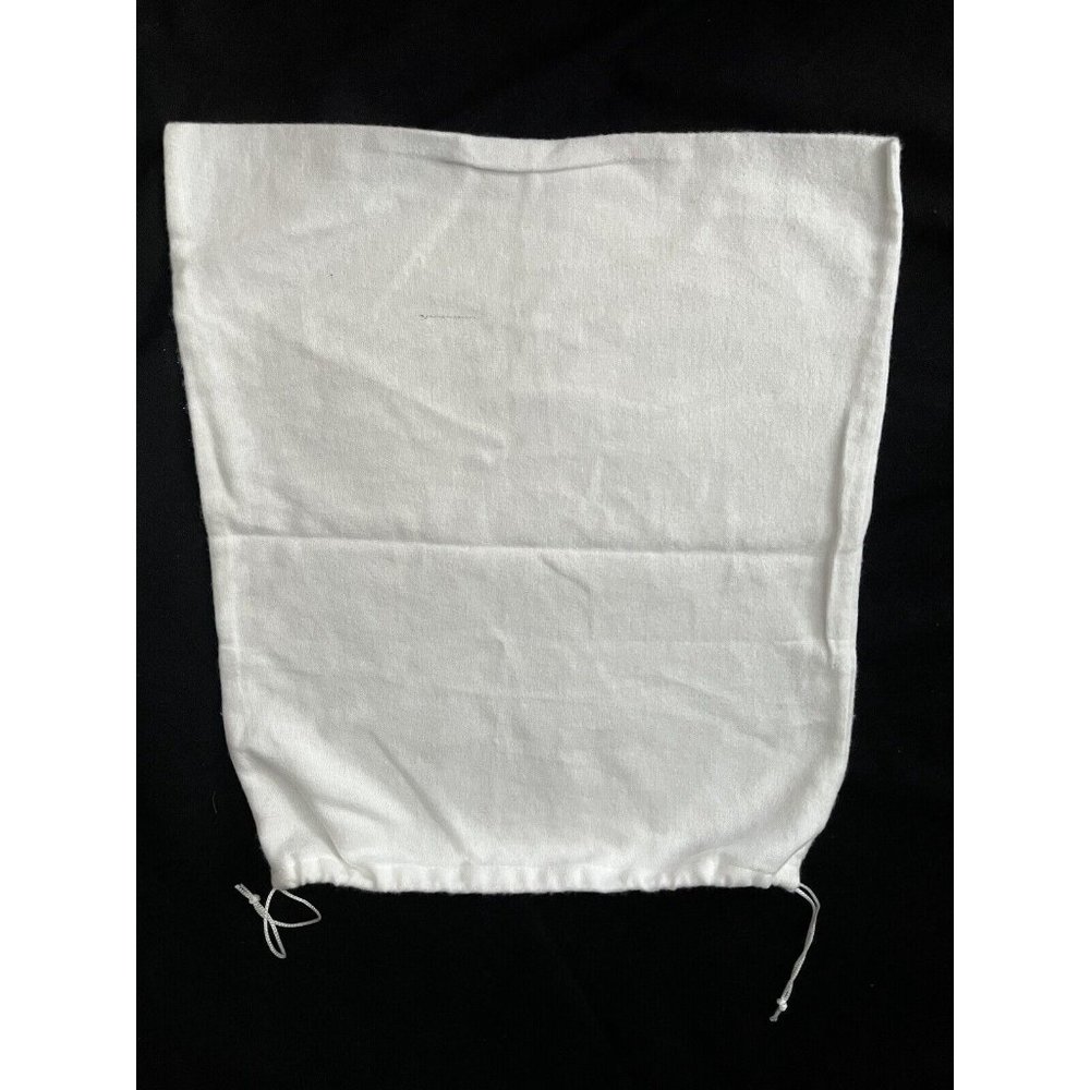 Versace Storage Drawstring Dust Bag Cotton White 15.5" x 13.5 - Picture 4 of 4